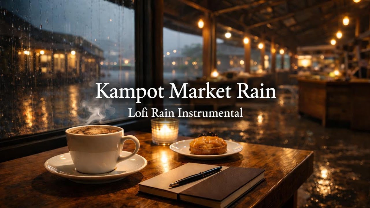 Kampot Market Rain - Lofi Rain Instrumental  港町マーケットレイン - ローファイ雨インスト