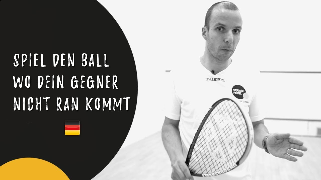Spiel den Ball wo dein Gegner nicht ran kommt