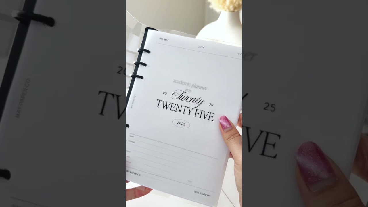 Set up my academic planner with me for the Aussie school year | available at maypaperco.com