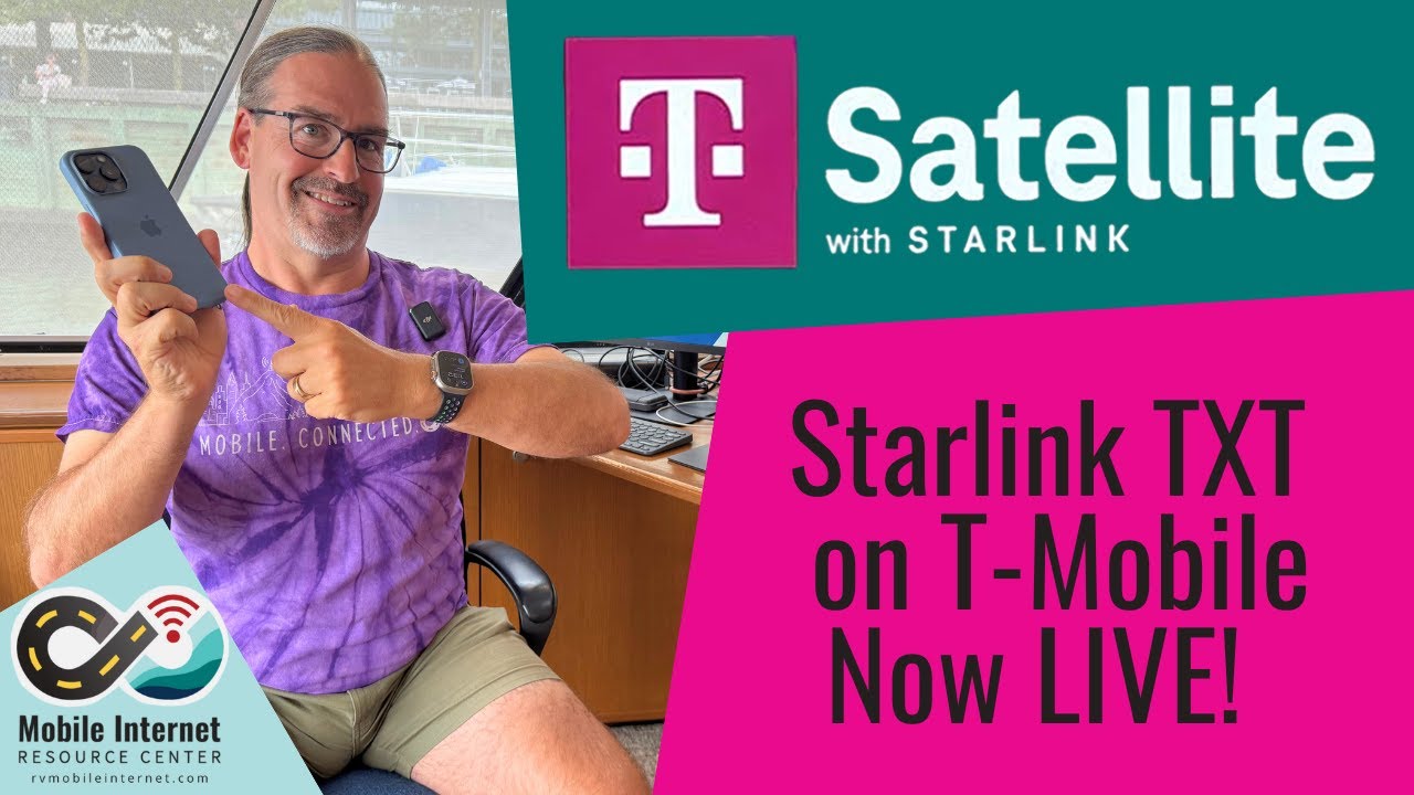 T-Satellite Officially Launched - The End of Cellular Deadzones!  T-Mobile Starlink TXT Messaging