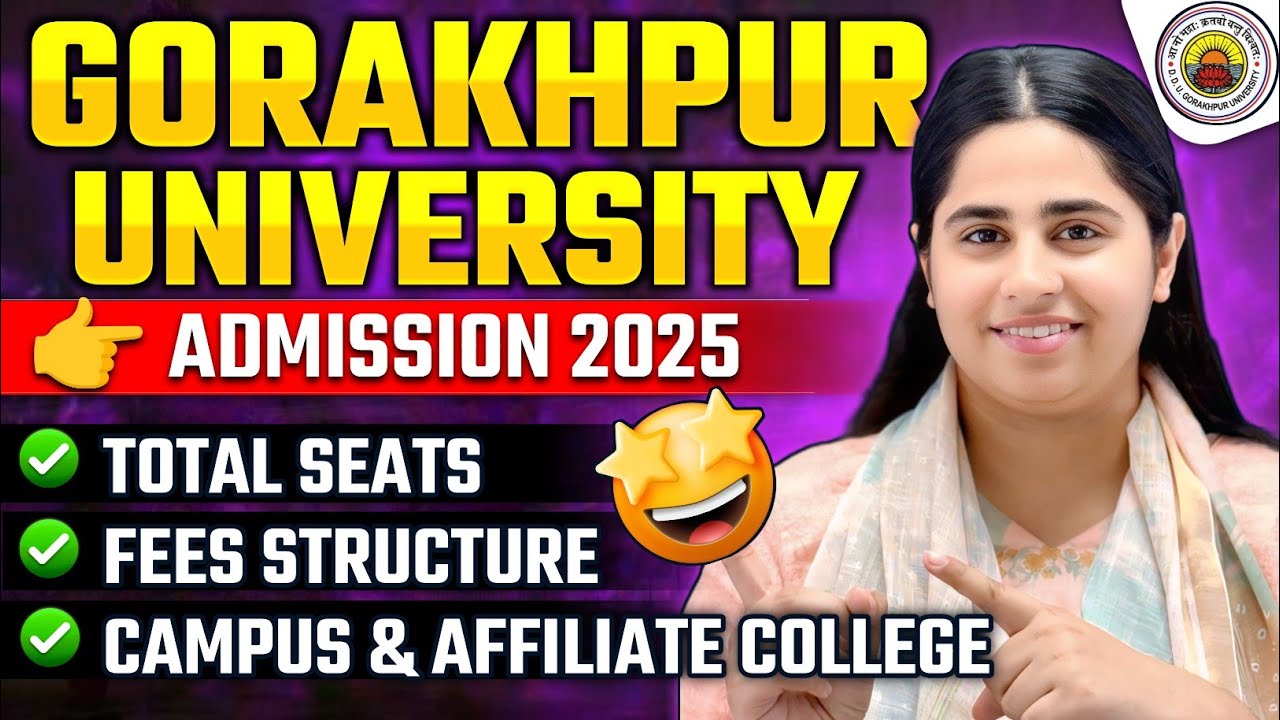 DDU Gorakhpur University Admission Process 2025 | DDU New Seat And Fee Structure 2025 | DNS Educare