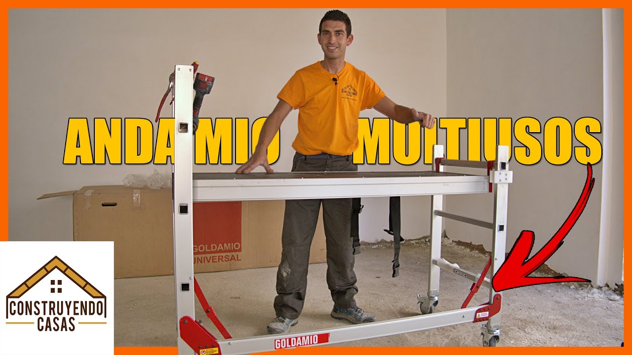 🔶 El MEJOR ANDAMIO para PROFESIONALES y para CASA 🔶 Andamio multiusos GOLDAMIO