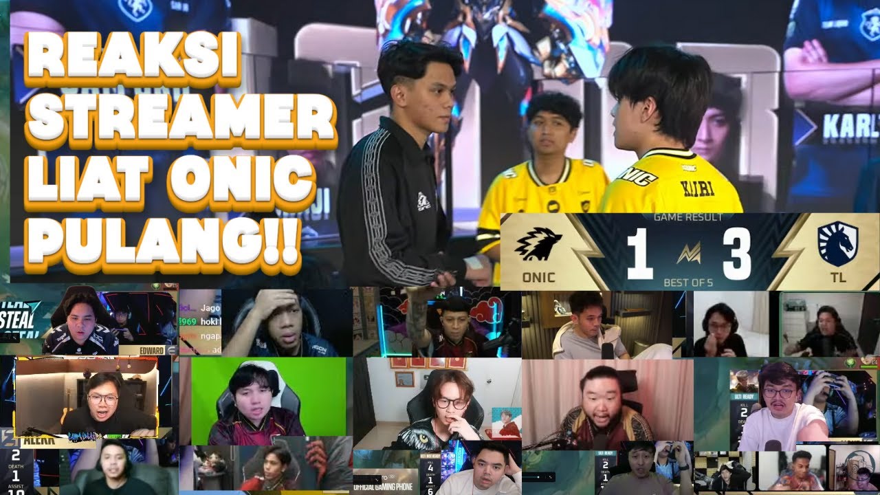 REAKSI STREAMER LIAT ONIC PULANG!!
