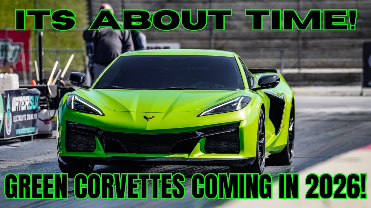 New 2026 C8 Corvette Colors UNVEILED! GREEN CORVETTES ARE COMING! NCM Bash 2025!