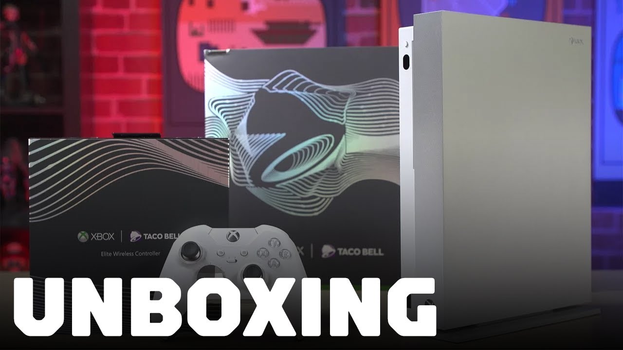 Unboxing the Platinum Taco Bell Xbox One X
