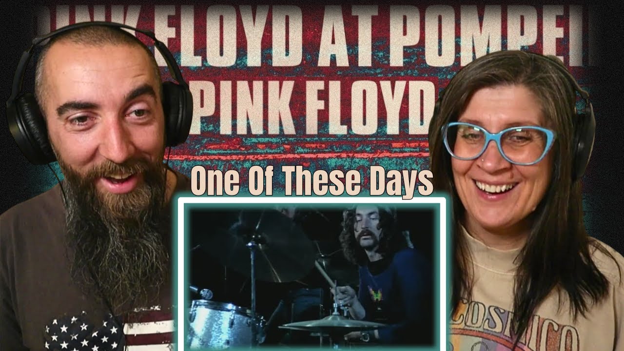 Pink Floyd - One Of These Days (Live At Pompeii, 1972) (REACTION) with my wife
