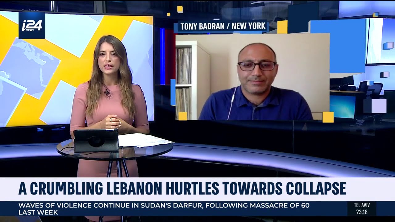 Tony Badran on Lebanon's crumbling economy with i24 News