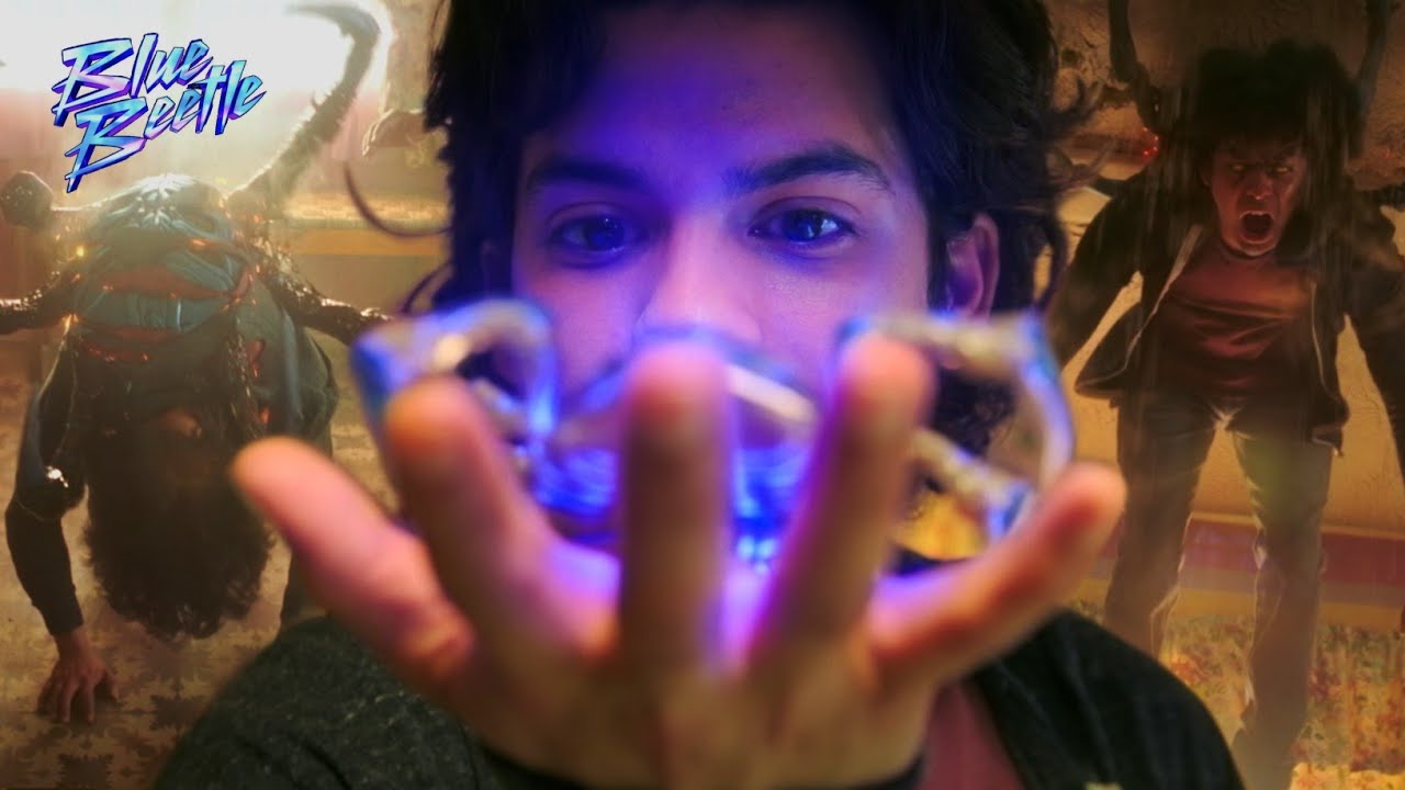 Blue Beetle Suit Transformation in Hindi
