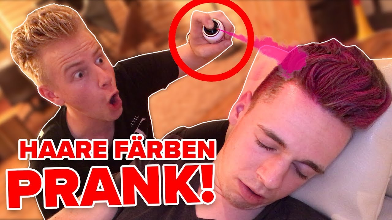 HAARE PINK F&Auml;RBEN PRANK !!! 😱 II RayFox