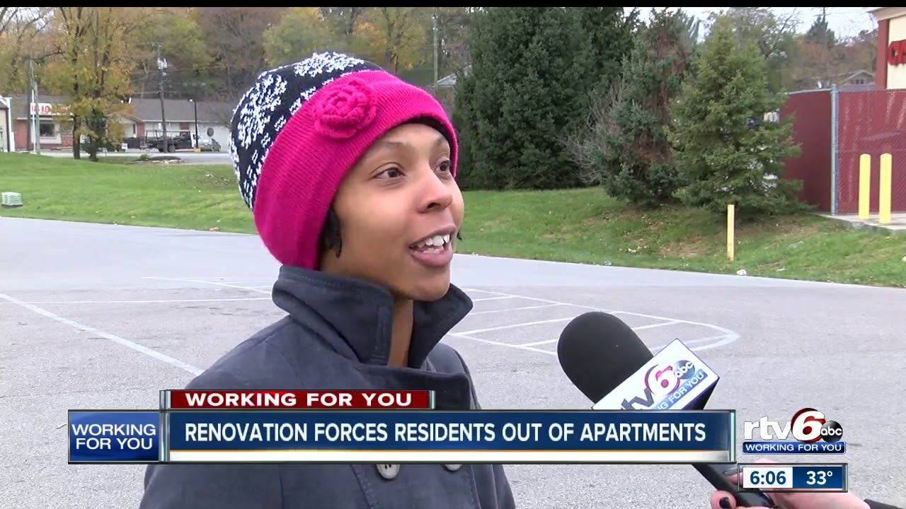 Renovation forces residents out of Indy apartments