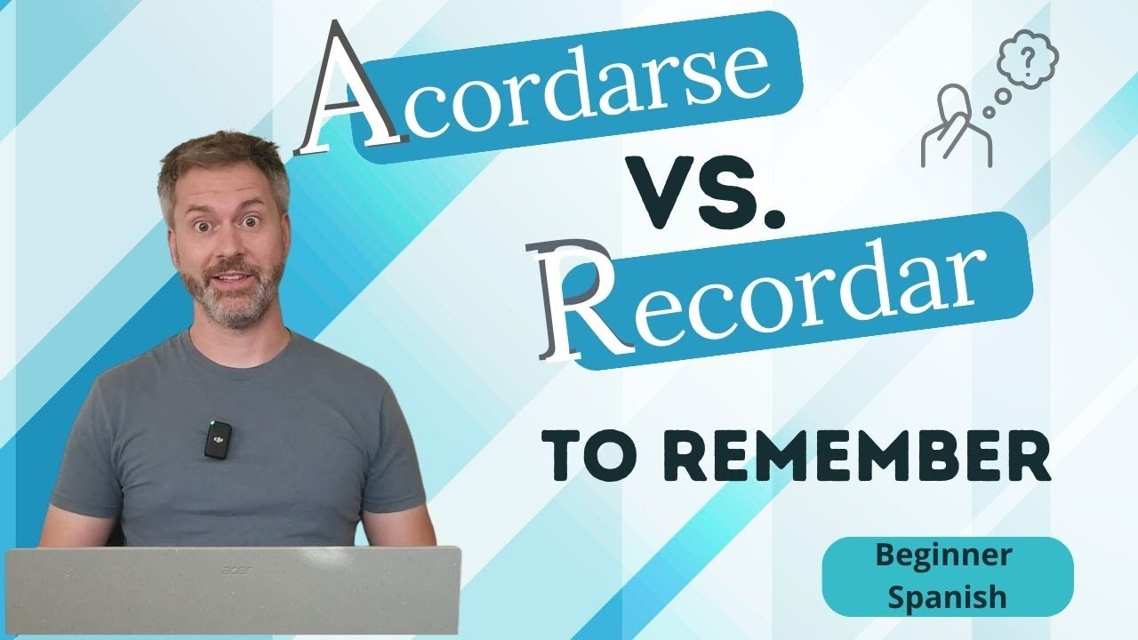 ЗАПОМНИТЬ: Acordarse или Recordar? (ЗАПУТАННЫЕ испанские глаголы)