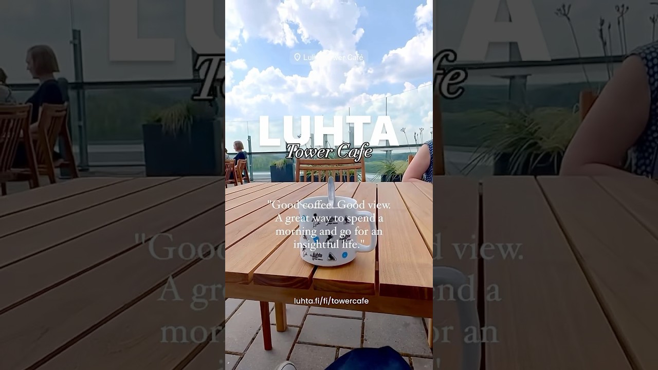 The highest and most beautiful cafe in Lahti 