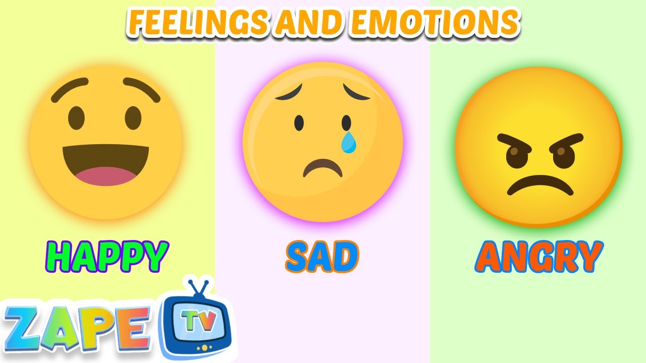 Feelings and Emotions | Fun Song for Kids | Kindergarden Song| Emotions Song For Kids | Zape Tv