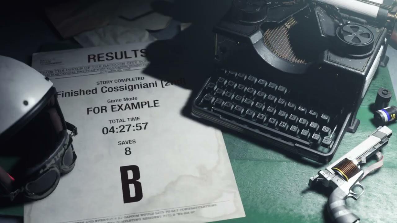 RE2R - Deejay Verstyle RE2 Original Save Room over Results BGM (PC Mod)