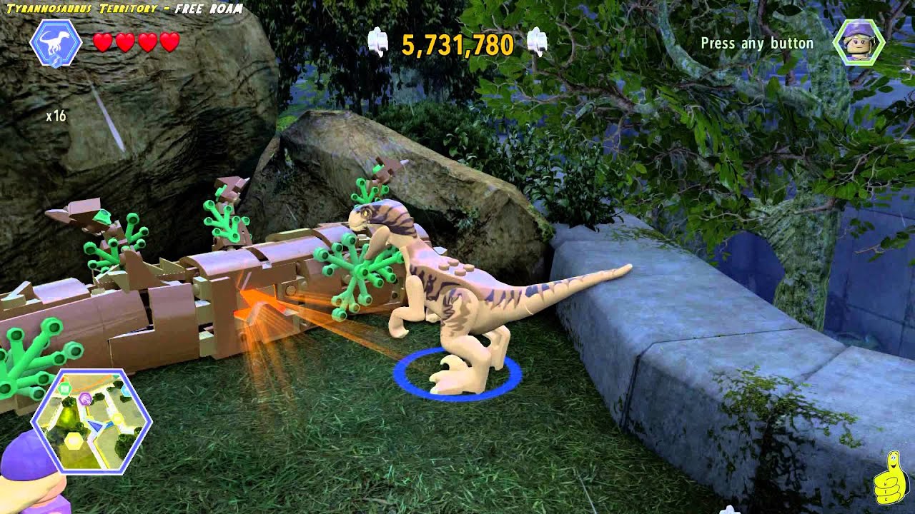 Lego Jurassic World: Tyrannosaurus Territory — БЕСПЛАТНОЕ ИЗДАНИЕ (Все предметы коллекционировани...