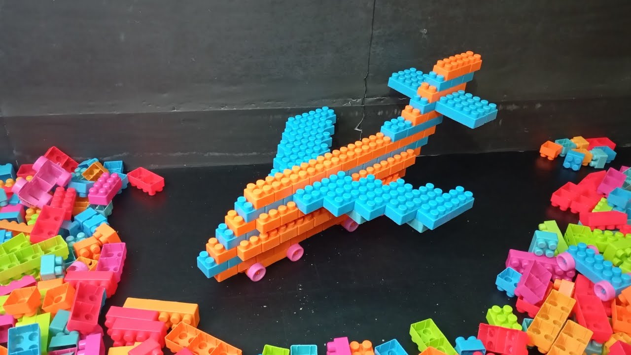 Satisfying DIY Airplane Build | ASMR Building Blocks #buildingblocks