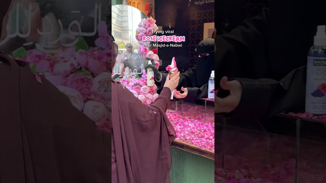 Viral Rose Icecream in Madinah 