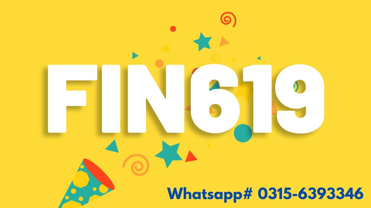 fin619 Project fin619 #fin619 #vufinalproject #internshipreport #vuhelp #vuassignment
