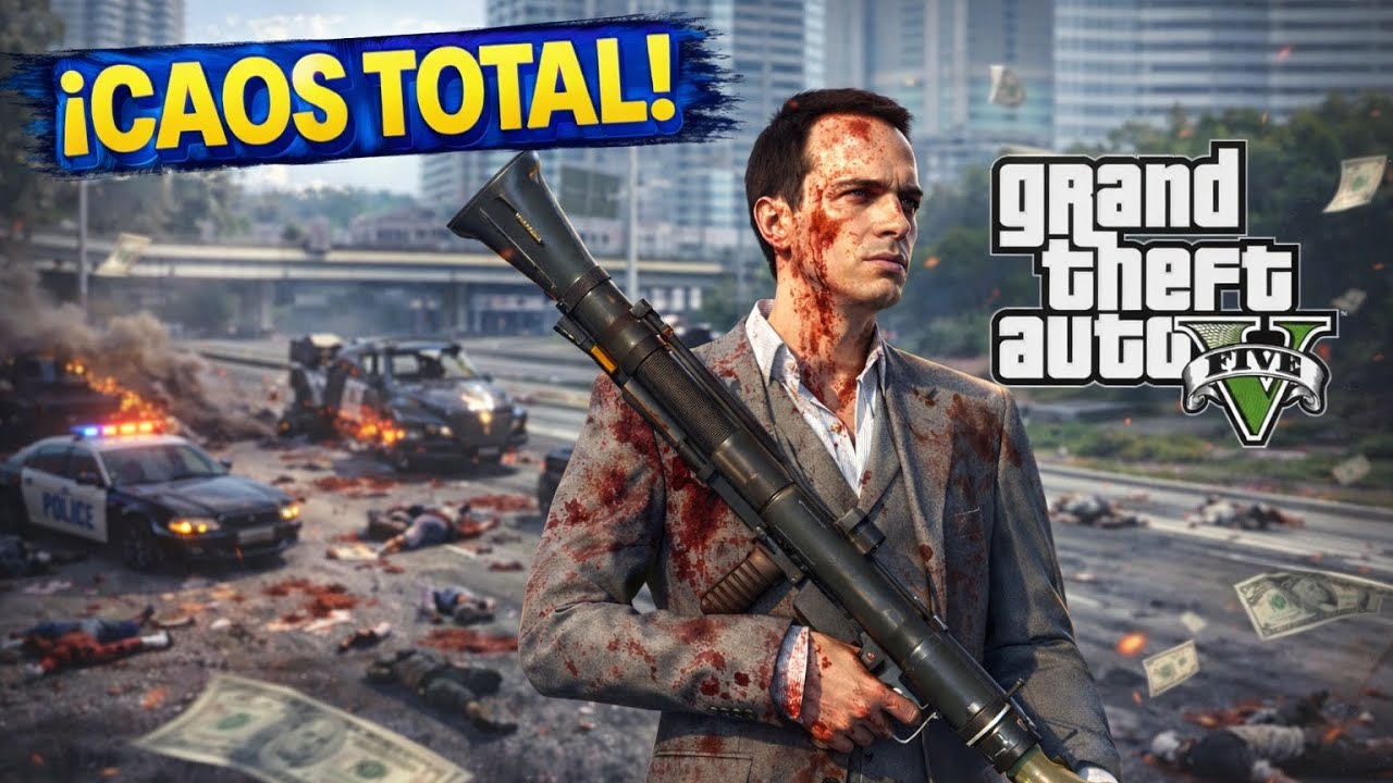 🔥🔥🔥🔥los santos en llamas (el final es inesperado)suscríbete 🔥🔥🔥#gta5 #gtav #viral #gtaonline 