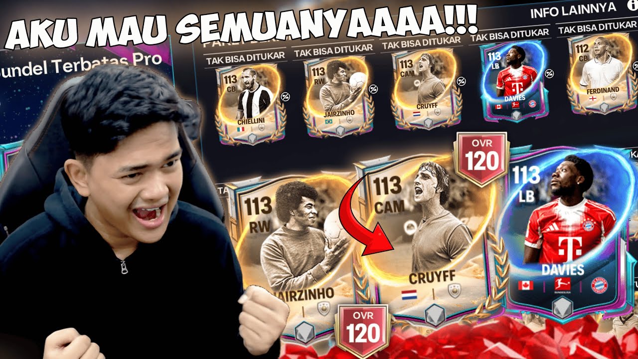 MAKKKK CRUYFF LINCAH PARAH, DAVIES NGEBUT & JAIRZINHO NGERI! AKU MAU SEMUANYAAAA!!!- EA FC MOBILE 26