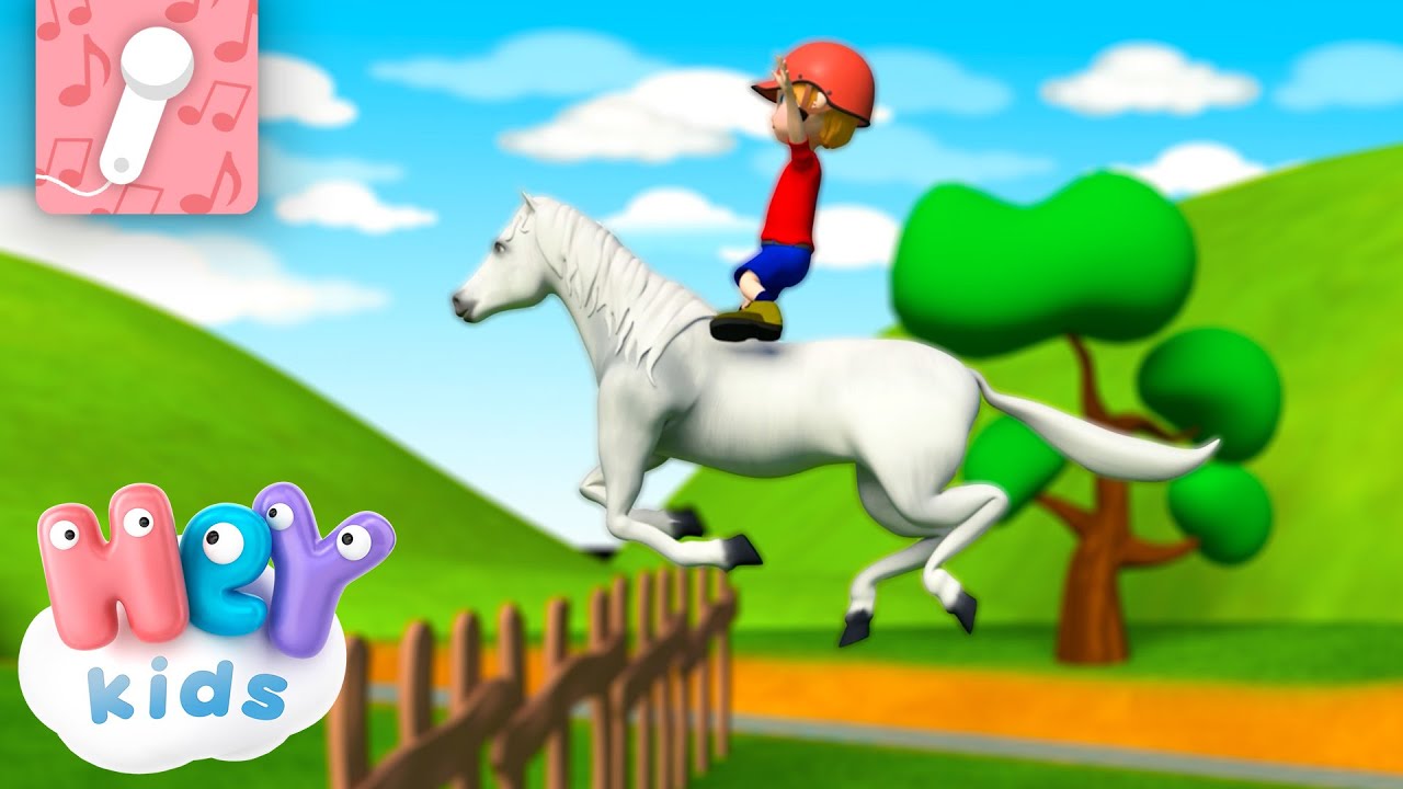 Hoppe, hoppe Reiter 🎤 KARAOKE | HeyKids - Kinderlieder TV