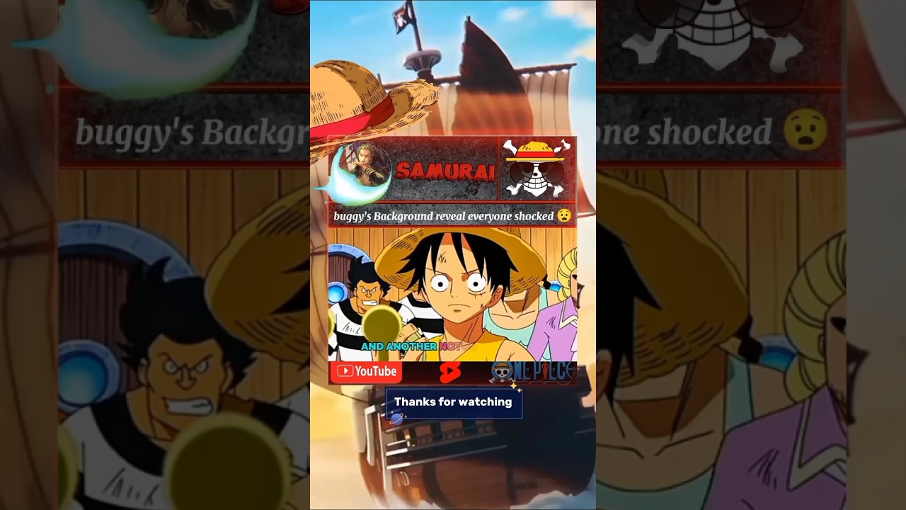 Buggy's background reveal everyone was shocked 😲