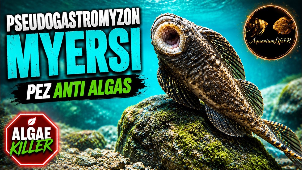 Pseudogastromyzon Myersi | ALGAE KILLER | PEZ ANTI ALGAS | @aquariumlifefr