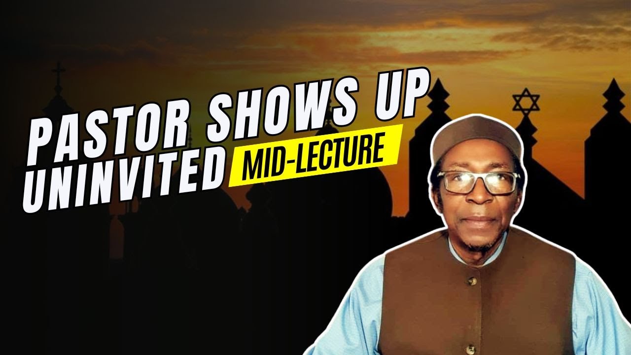 A PASTOR SHOWED UP UNEXPECTEDLY AT SHEIKH MOHAMMED AWAL LECTURE AND THIS IS THE RESULT