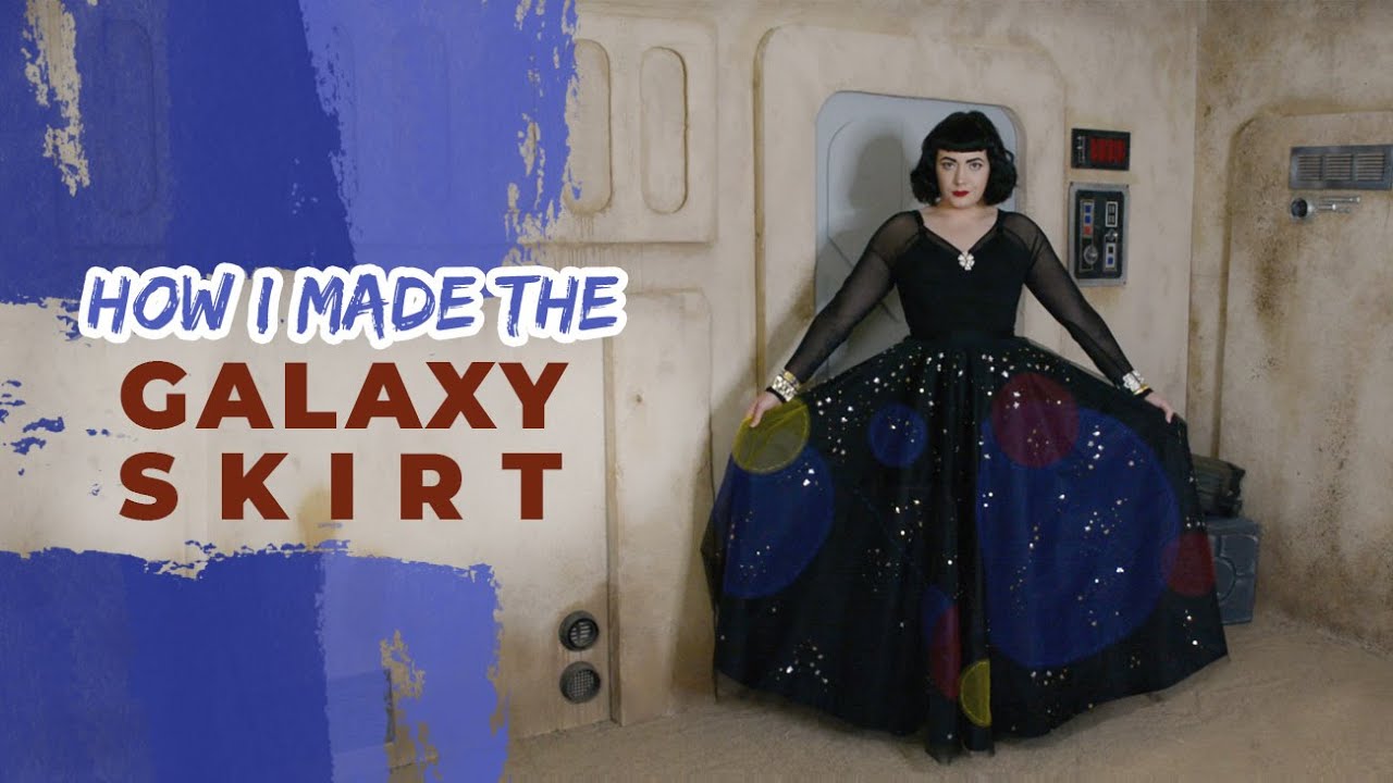 How I Made the Galaxy Skirt // Sequins on Tulle