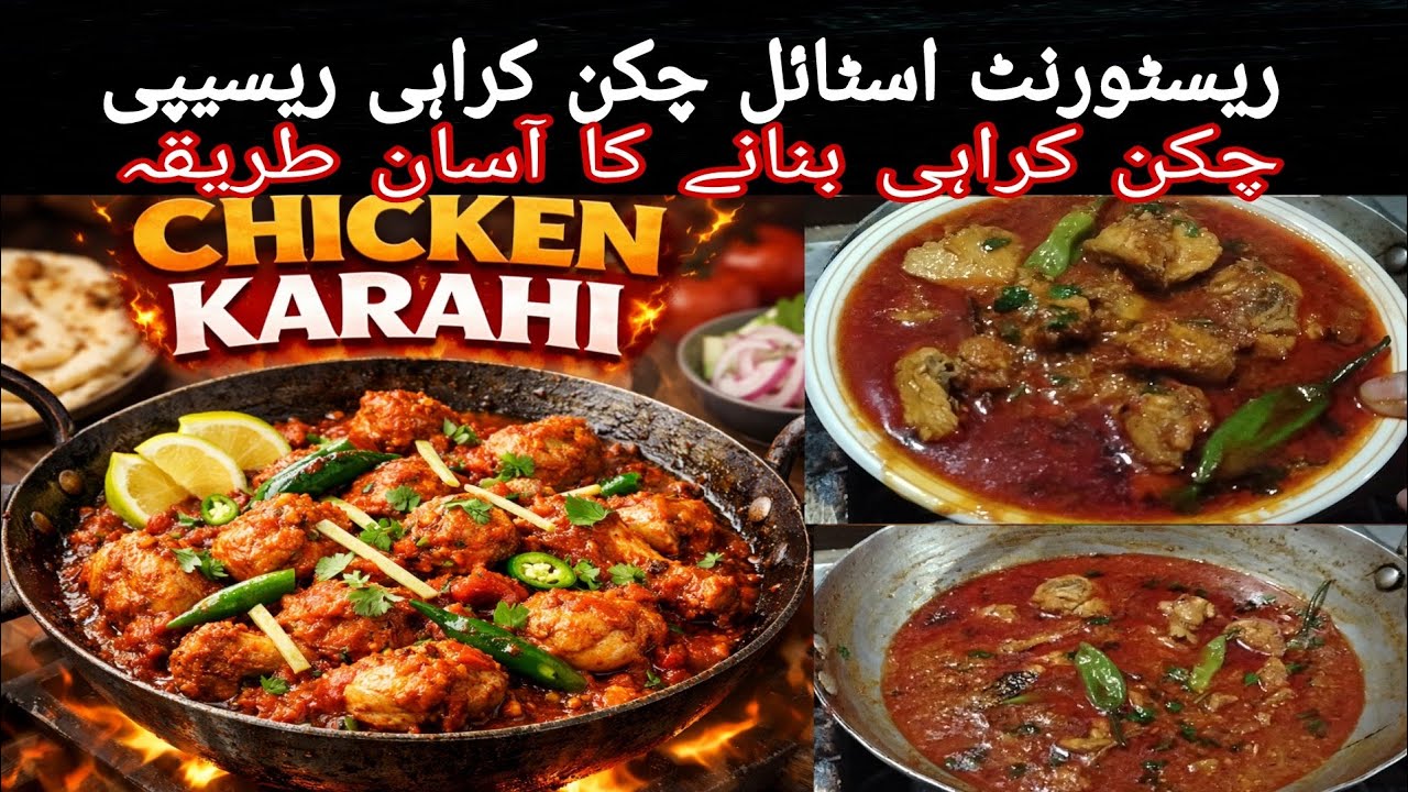 Restaurant Style Chicken Karahi | Chef’s Special Chicken Karahi by Ghaloos Kitchen |  Chicken Karahi