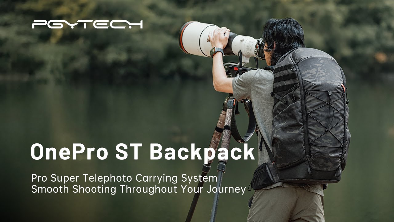 Introducing PGYTECH OnePro ST Backpack | Pro Super Telephoto Carrying System.