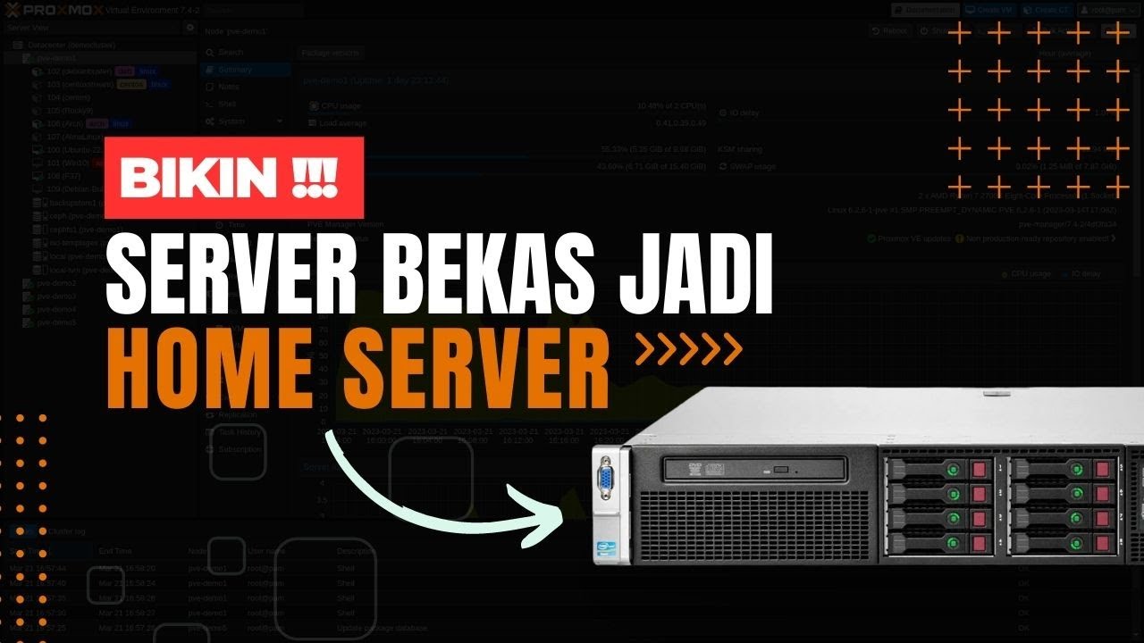 Server Bekas Jadi HOME SERVER ? Kira-kira Gimana ? 🤔