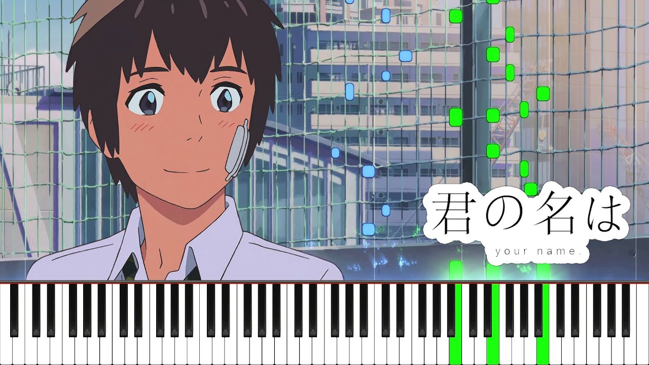 Zenzenzense (Accompaniment) - Your Name Instrumental | Sheet Music [4K]