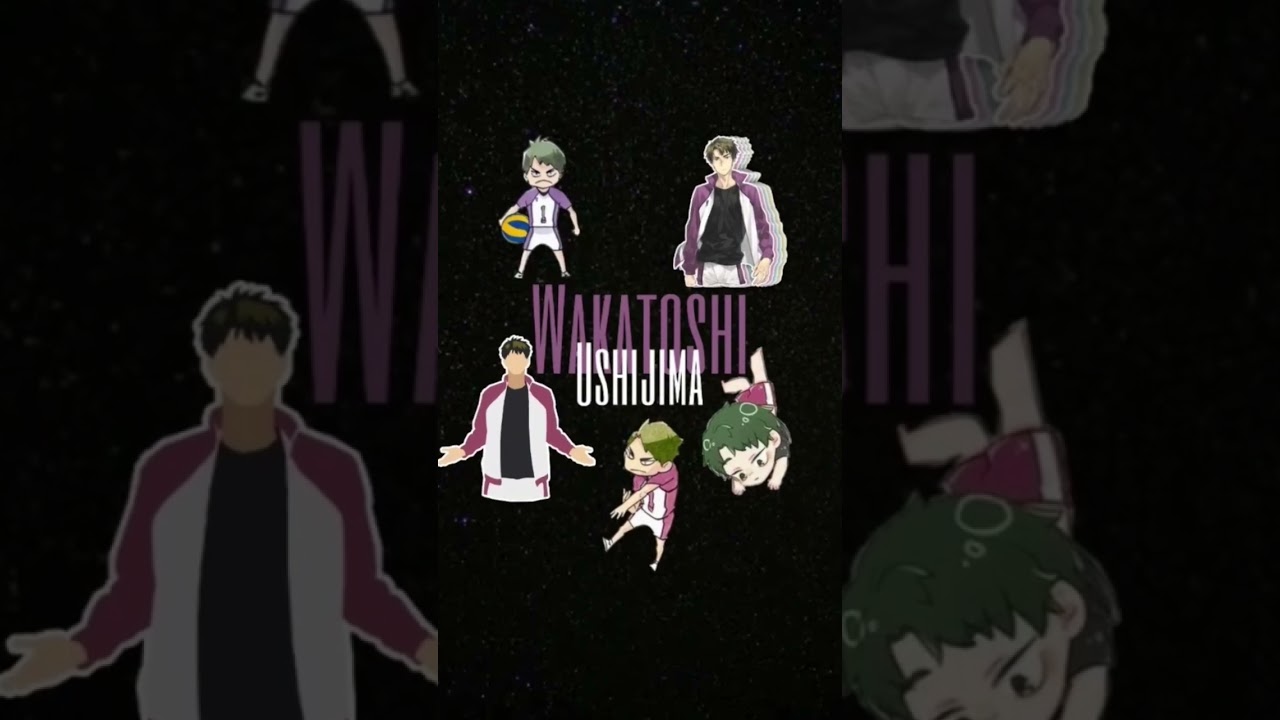 wakatoshi💚💜 #shorts #edit #haikyuu #ushijimawakatoshi #ushijima #wakatoshiushijima #ushiwaka