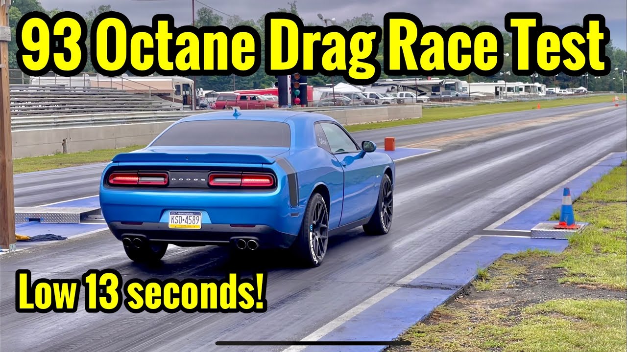 Dodge Challenger RT 1/4 Mile With 93 Octane Tune