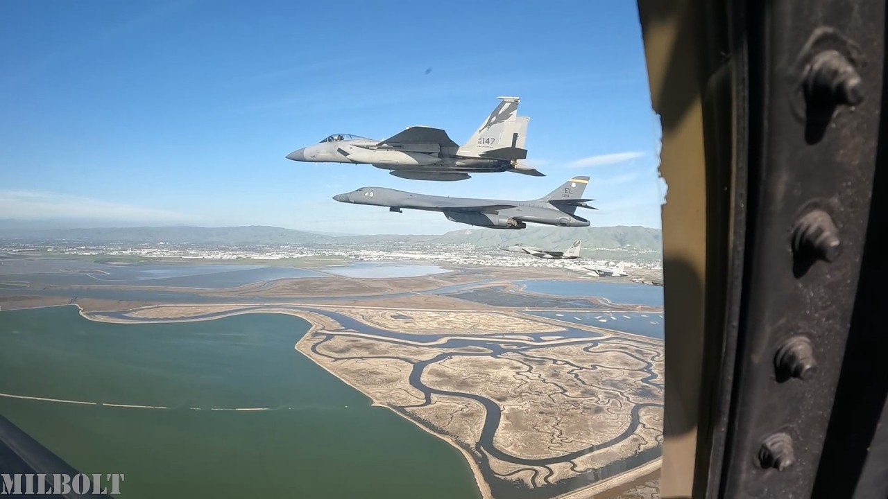 Super Bowl LX Flyover: U.S. Navy & Air Force Historic Joint Formation