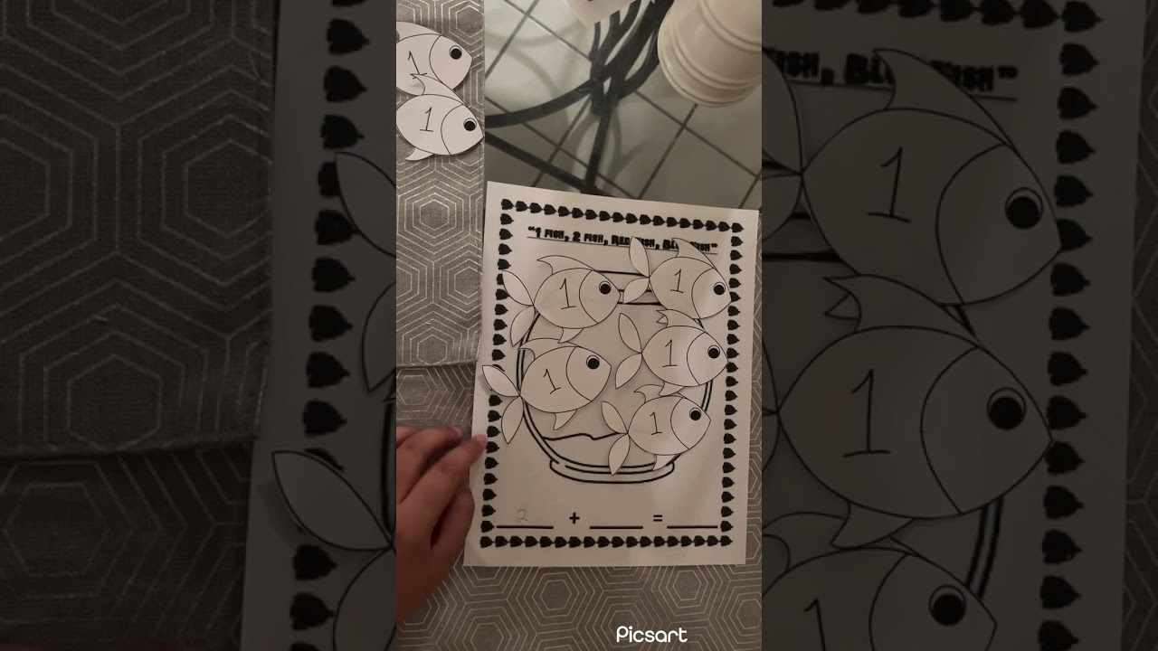 Fishes in the fishbowl (introduction to addition problems)