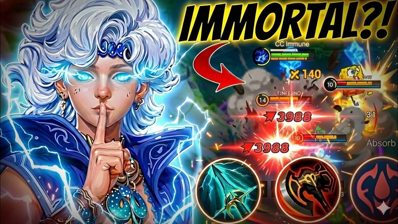 SORA IMMORTAL BUILD?! 😈 MANIAC + CC IMMUNE (2026 MLBB)