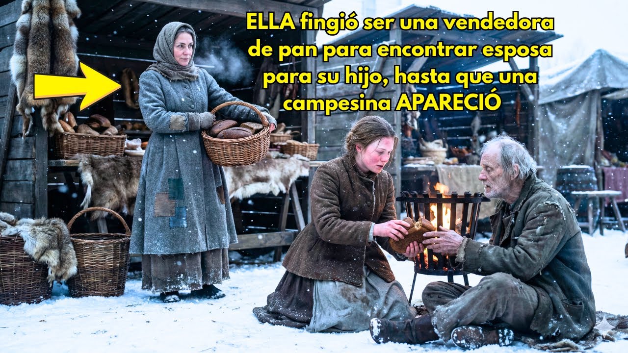 LA ZARINA FINGIÓ SER VENDEDORA DE PAN PARA ENCONTRAR ESPOSA PARA SU HIJO HASTA QUE UNA CAMPESINA..