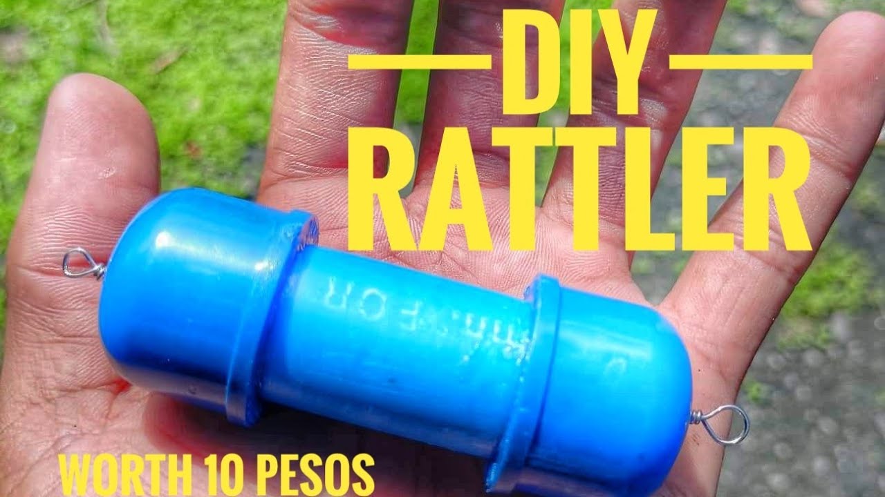 DIY Rattler | 10 pesos lang?? #DIYrattler #rattler #fishing #shorecasting