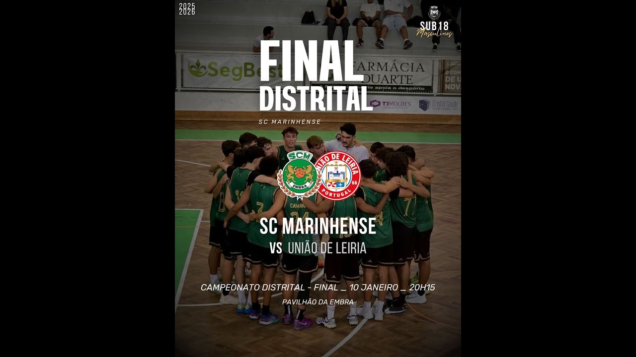 🏀 𝐁𝐚𝐬𝐪𝐮𝐞𝐭𝐞𝐛𝐨𝐥 FINAL Distrital S18M | SC MARINHENSE X UDL