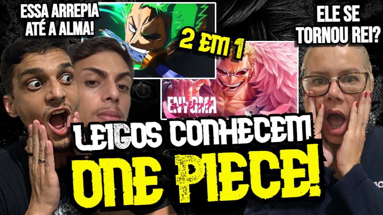 LEIGOS REACT | 2 EM 1 | Rap do Zoro e Saúdem o Rei | 7minutoz e Enygma (One Piece)