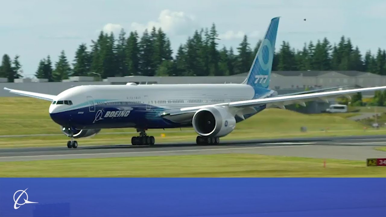 Boeing 777X First Taxi Test