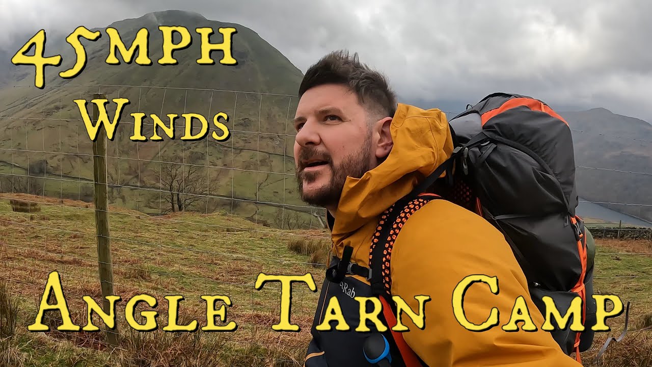 45mph Winds | Angle Tarn Wildcamp | Lake District | Fjallraven Abisko Shape 3