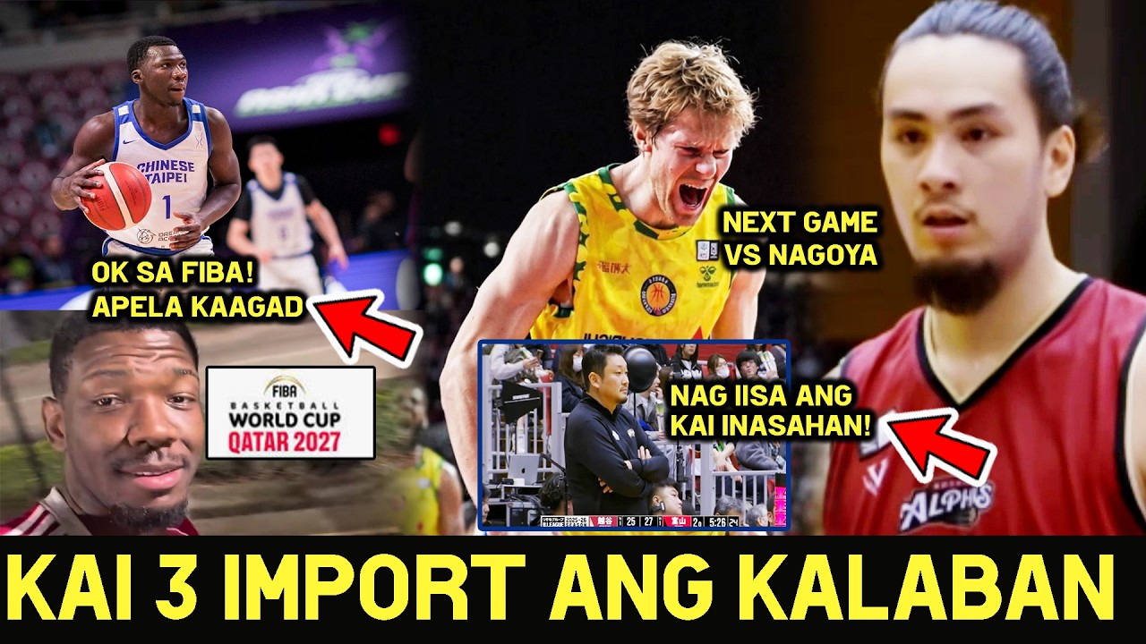 Coach Anzai Inasahan si KAI SOTTO Laban sa tatlong Import ng Kalaban! Next Game VS NAGOYA. Kouame OK