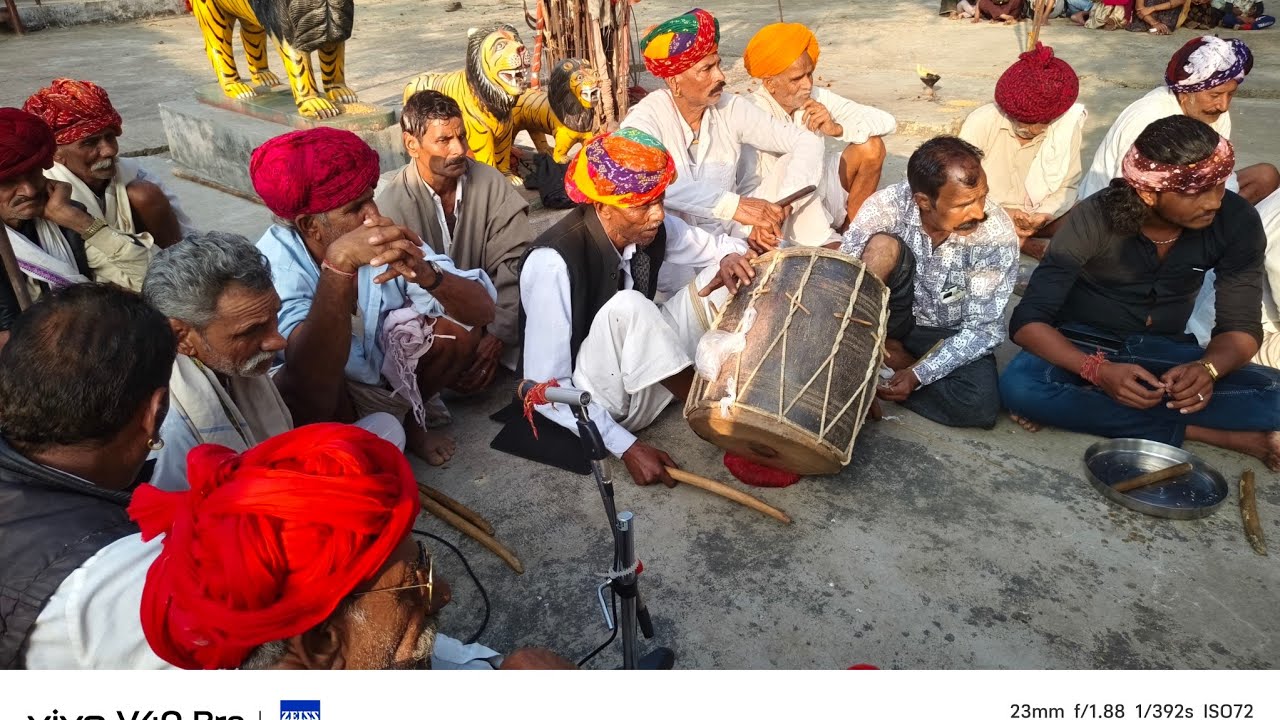 नारायणजी गुर्जर,कोलिया कि झोपड़ियां,ने सवरा दिल चावण्ड मां को,गांव-नेहडी में घौशर मां के प्रांगण में