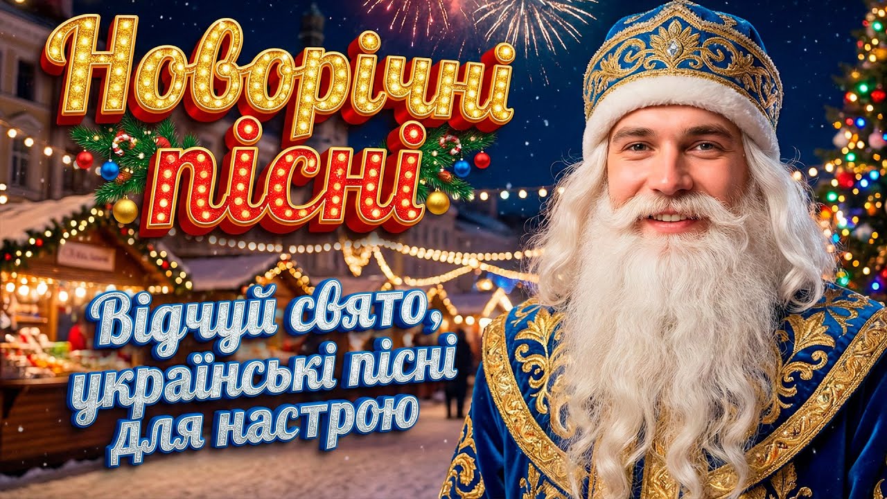 НОВОРІЧНІ УКРАЇНСЬКІ ПІСНІ - для святкового настрою, частина 2