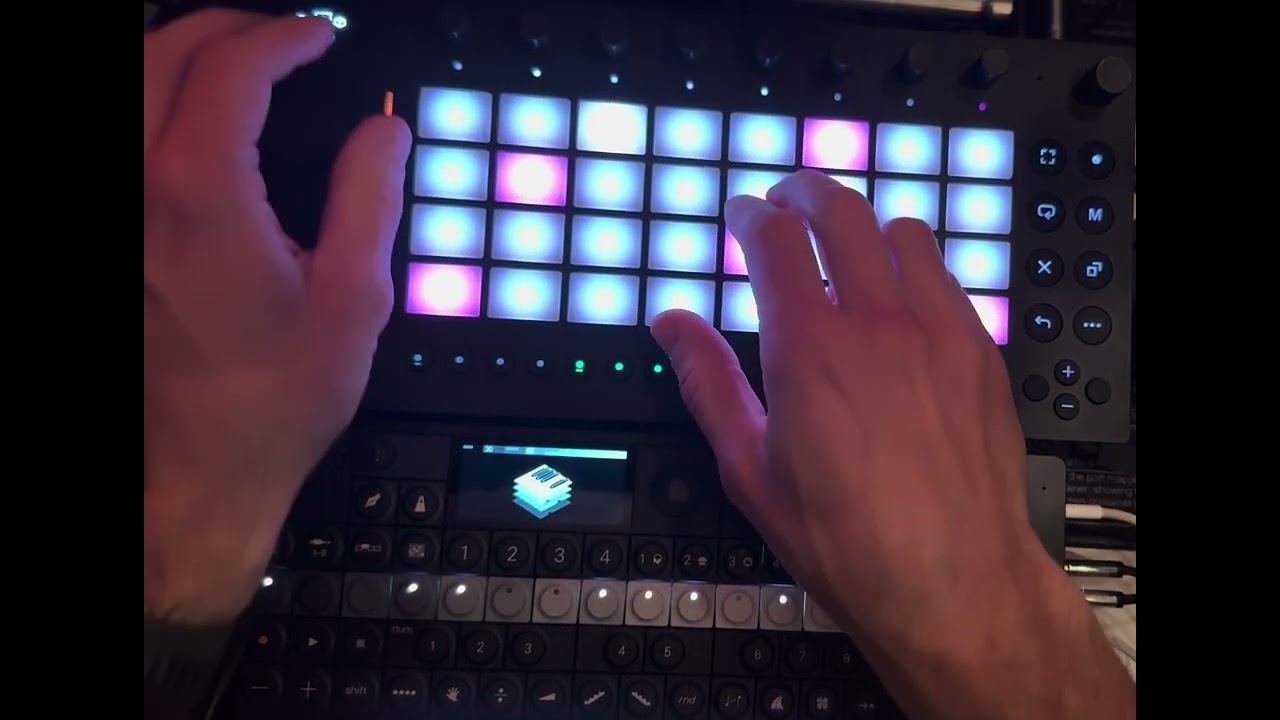 Slow tempo mystical beat on OP-XY & Ableton Move