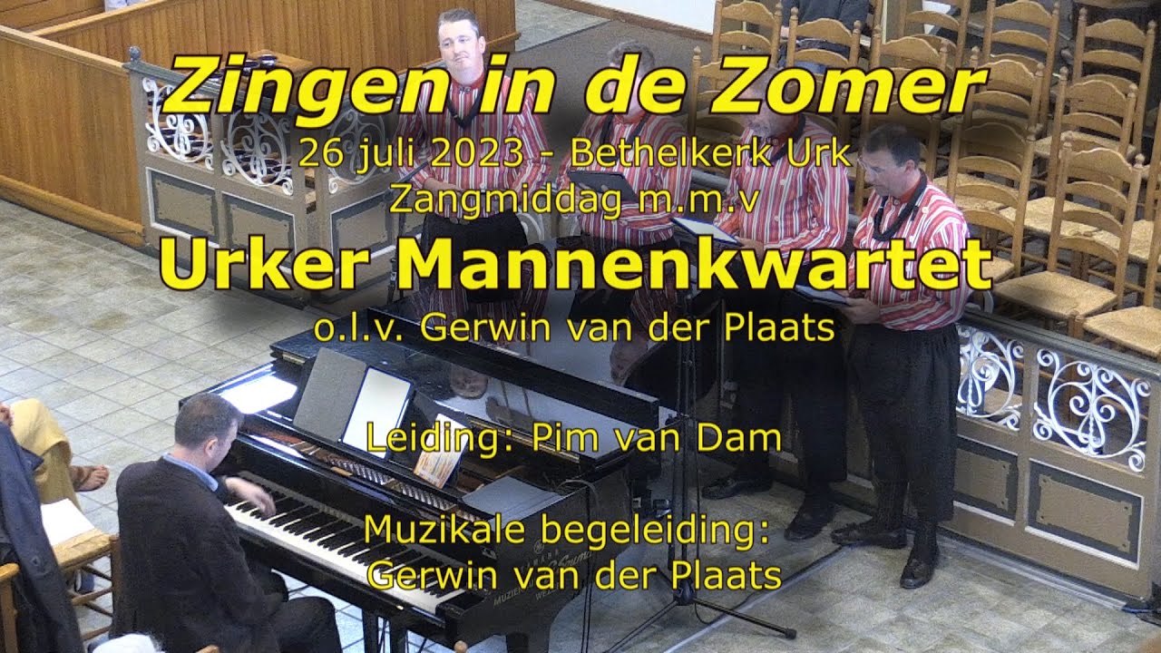 3e Zangmiddag 2023 m.m.v. Urker Mannenkwartet