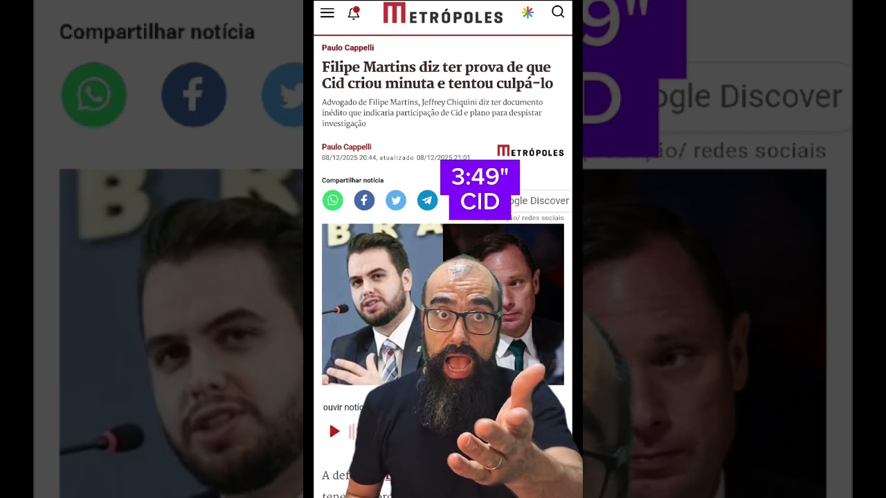 Mauro Cid mentiu? Defesa diz que ele criou a minuta e culpou outros! Veja a bomba. #MauroCid  #STF